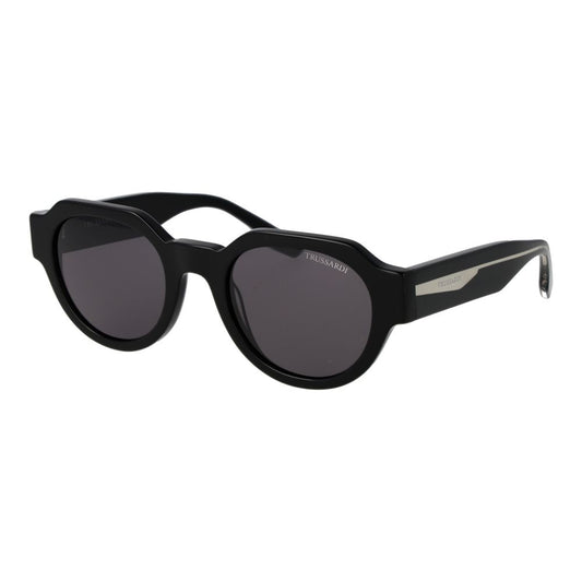 Lunettes de soleil Trussardi en acétate noir