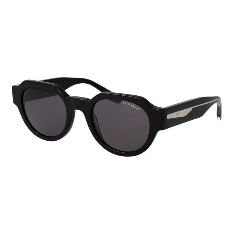 Lunettes de soleil Trussardi en acétate noir