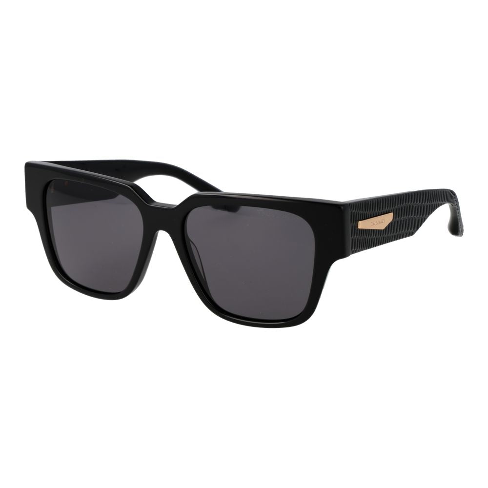 Lunettes de soleil Trussardi en acétate noir