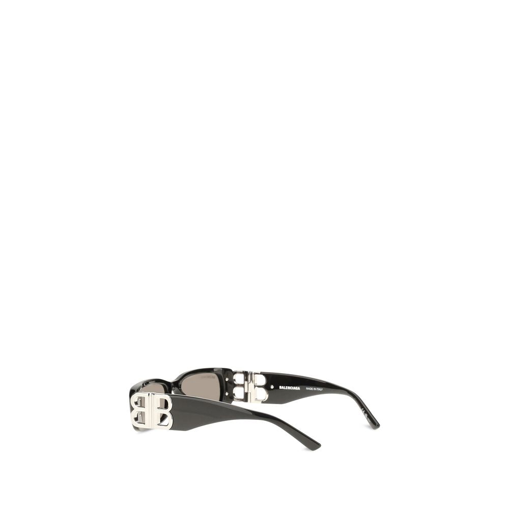 Lunettes de soleil Balenciaga noires en acétate