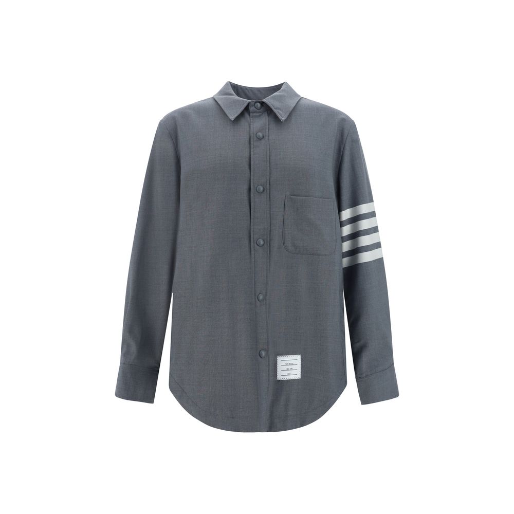 Chemise habillée en laine grise Oves Aries Thom Browne