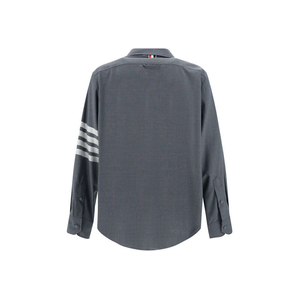Chemise habillée en laine grise Oves Aries Thom Browne