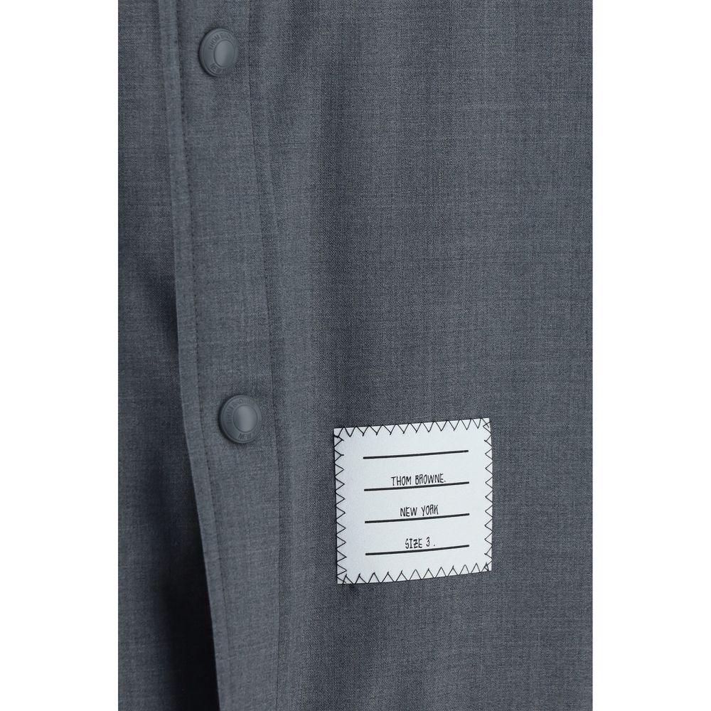 Chemise habillée en laine grise Oves Aries Thom Browne