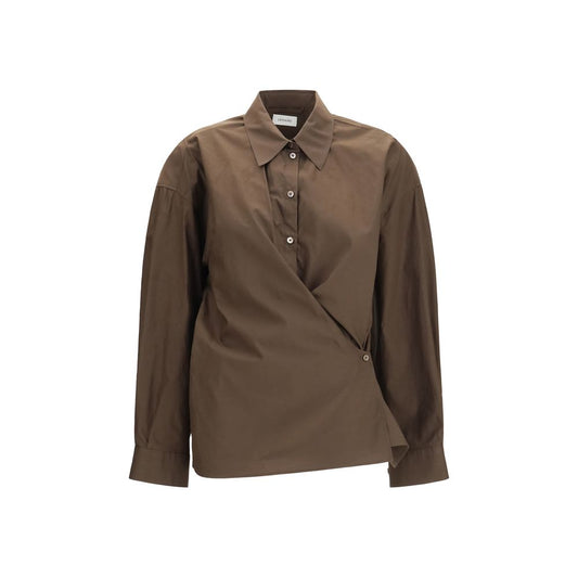 Chemise Lemaire en coton marron
