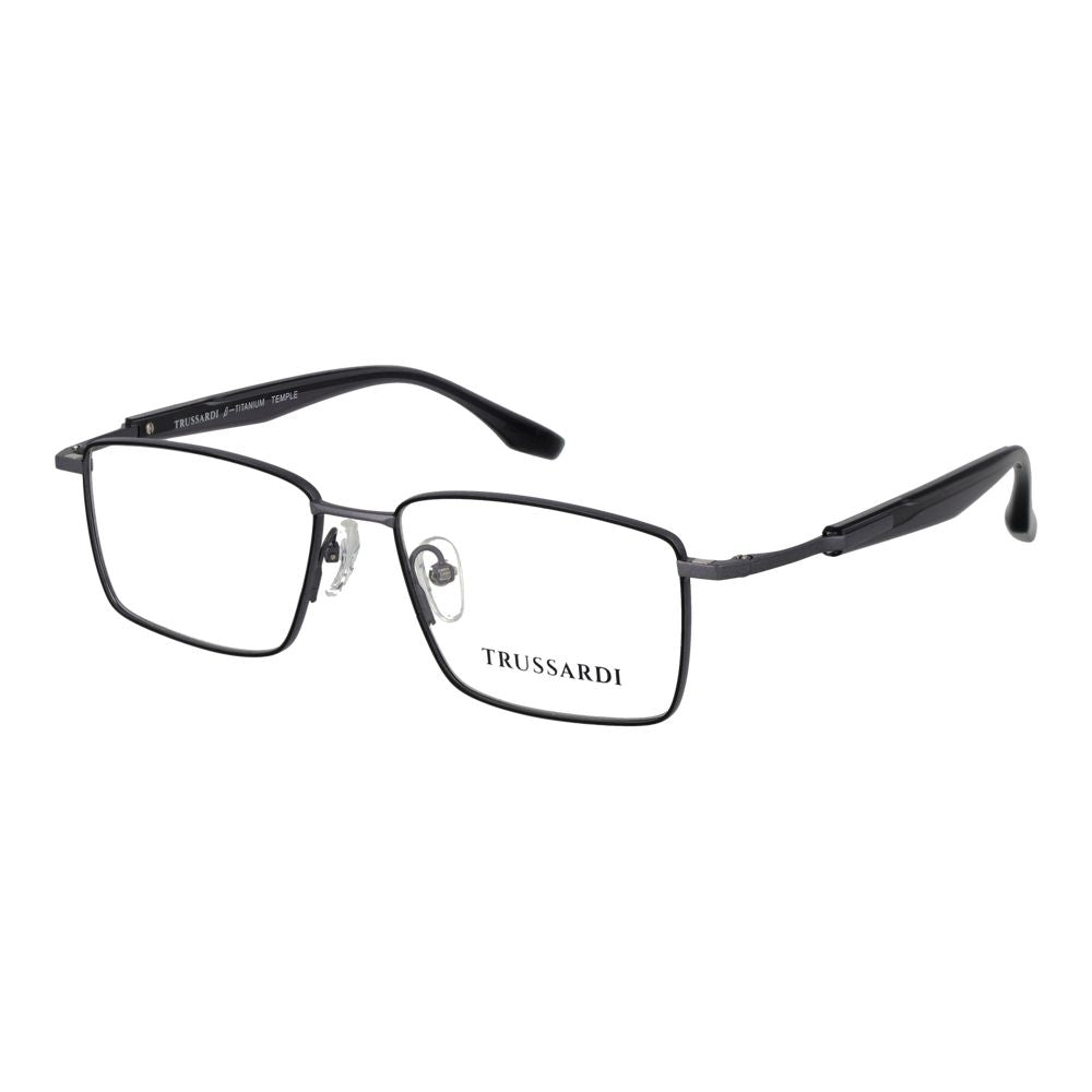 Lunettes (monture) Trussardi grises en acier inoxydable