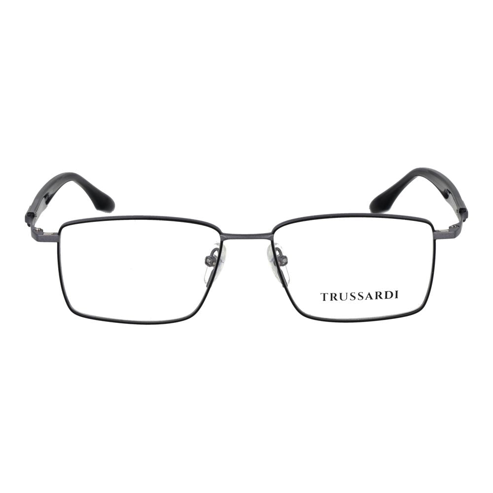 Lunettes (monture) Trussardi grises en acier inoxydable