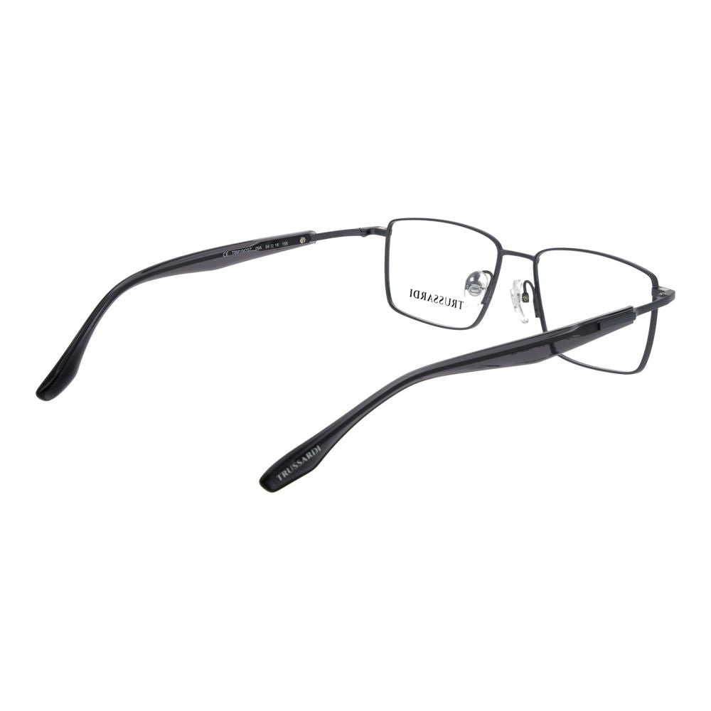 Lunettes (monture) Trussardi grises en acier inoxydable
