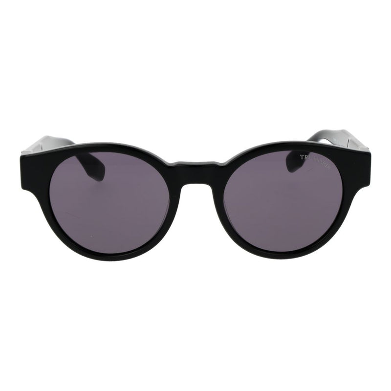 Lunettes de soleil Trussardi en acétate noir