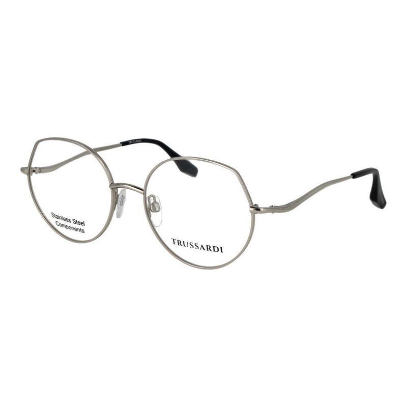 Lunettes (monture) en acier inoxydable argenté Trussardi
