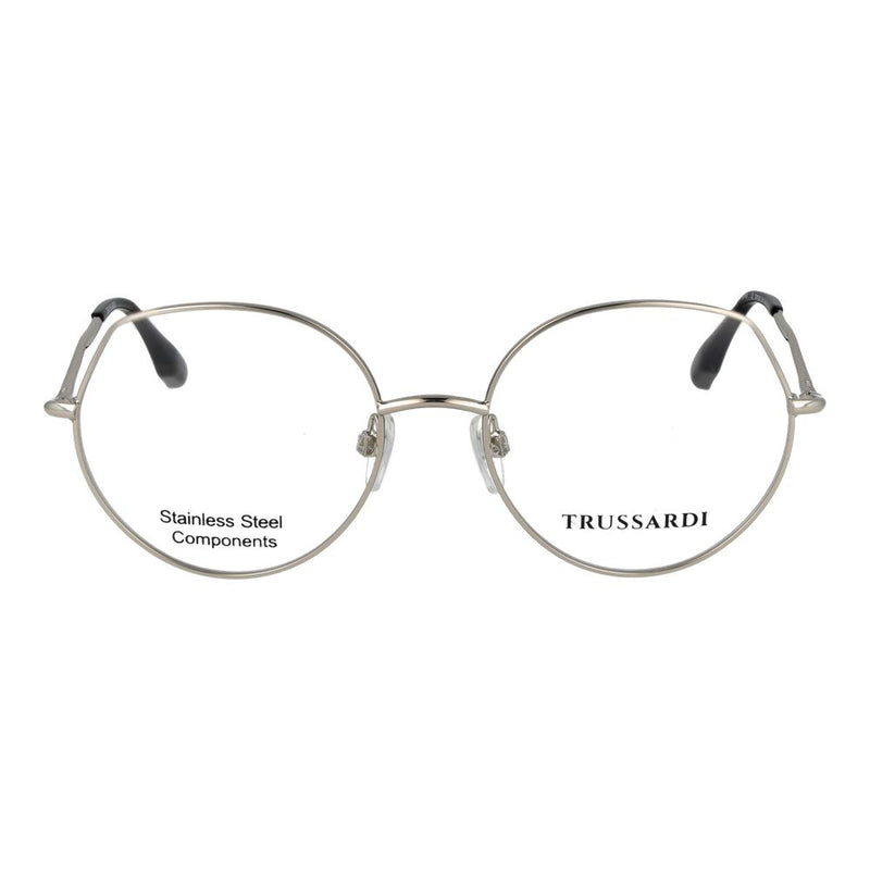 Lunettes (monture) en acier inoxydable argenté Trussardi