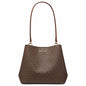 Michael Kors Brown Canvas Shoulder Bag