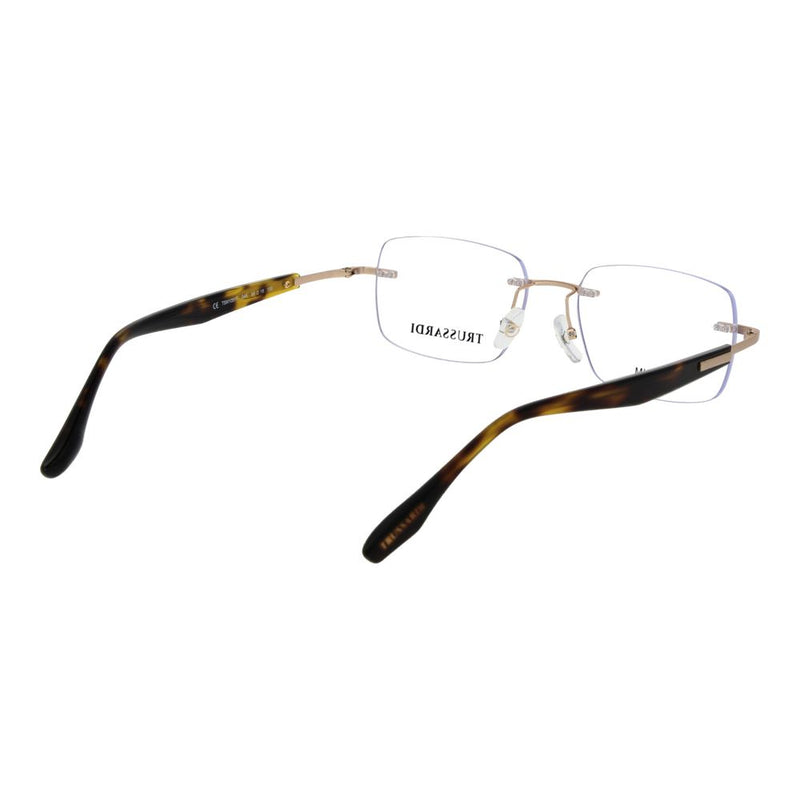 Lunettes Trussardi en acier inoxydable doré (montures)