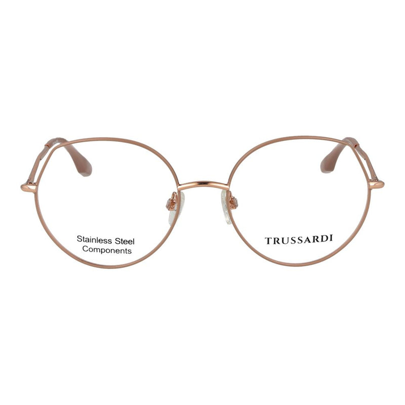 Lunettes (monture) en acier inoxydable rose Trussardi