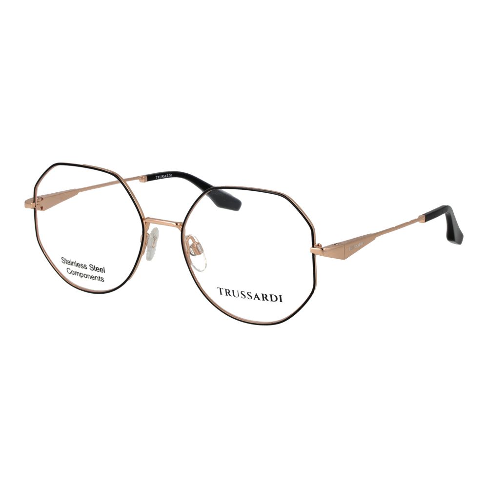 Lunettes (Monture) en acier inoxydable noir Trussardi
