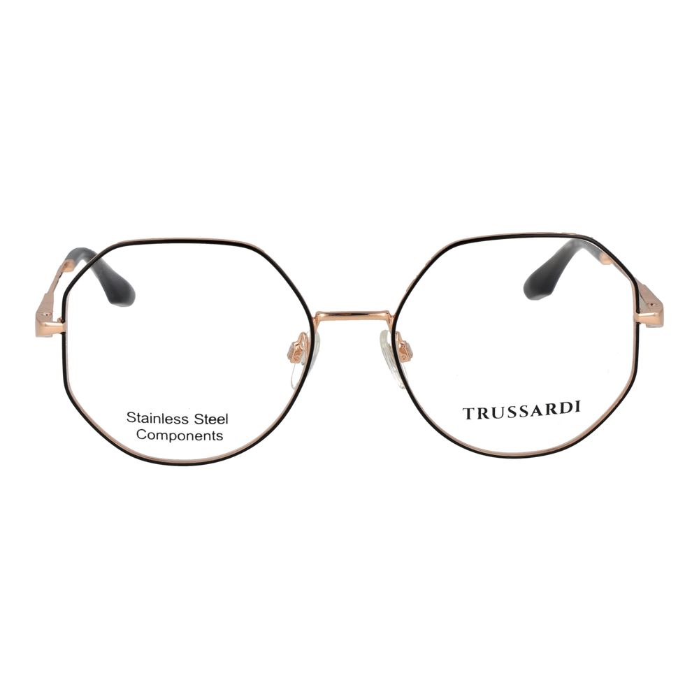 Lunettes (Monture) en acier inoxydable noir Trussardi