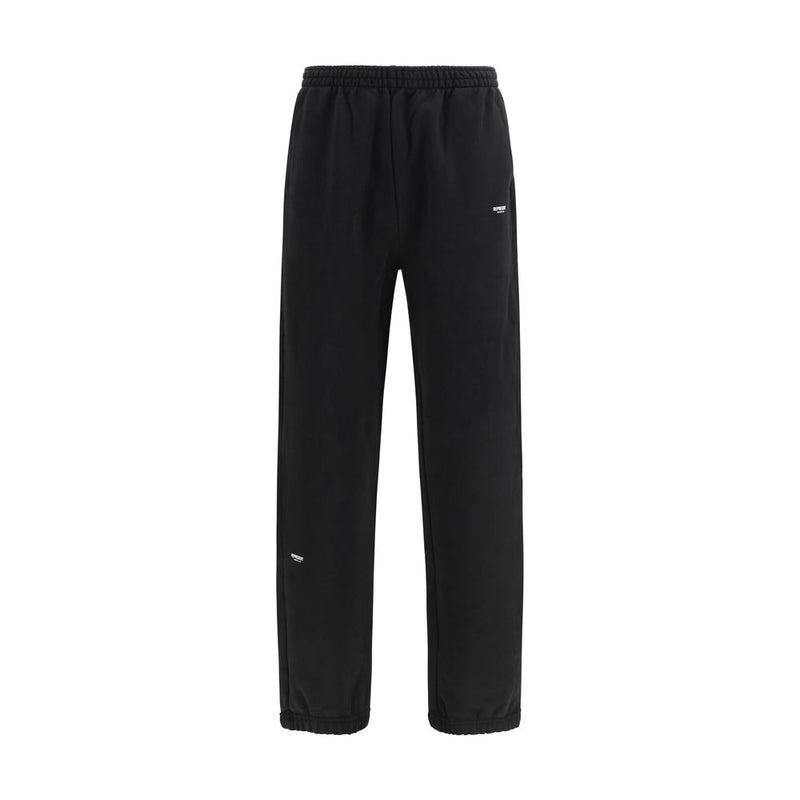 Represent Black Cotton Athletic Pants
