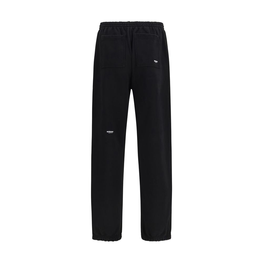 Représenter le pantalon de sport en coton noir