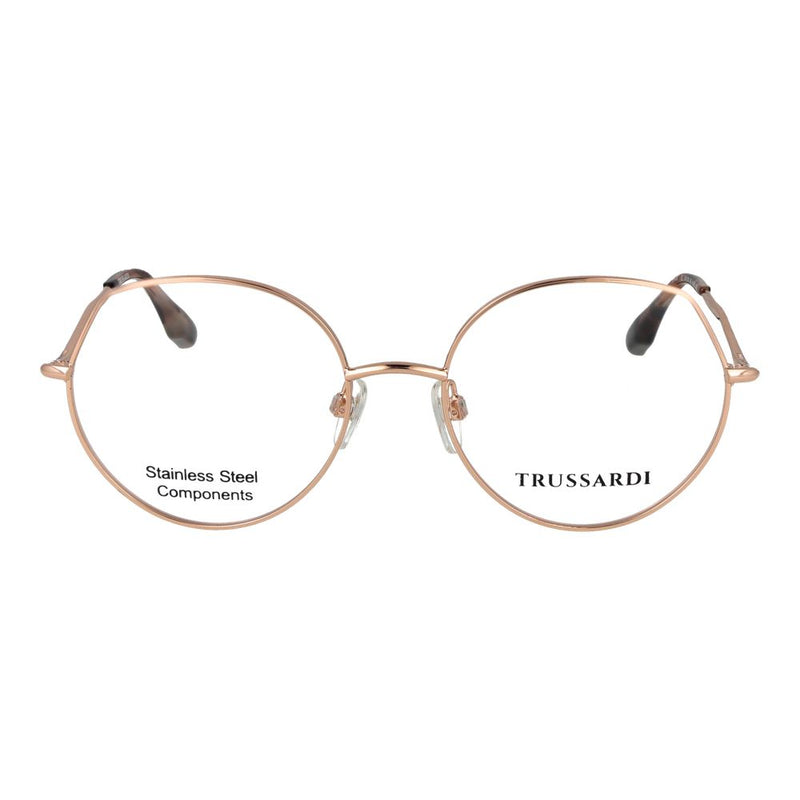 Lunettes en acier inoxydable doré rose Trussardi (Montures)