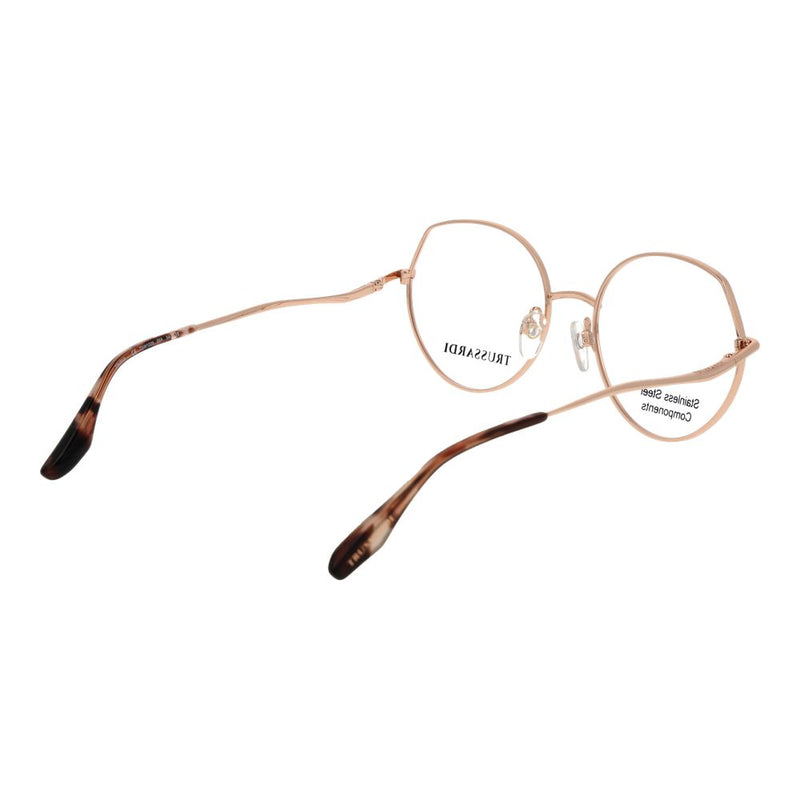 Lunettes en acier inoxydable doré rose Trussardi (Montures)