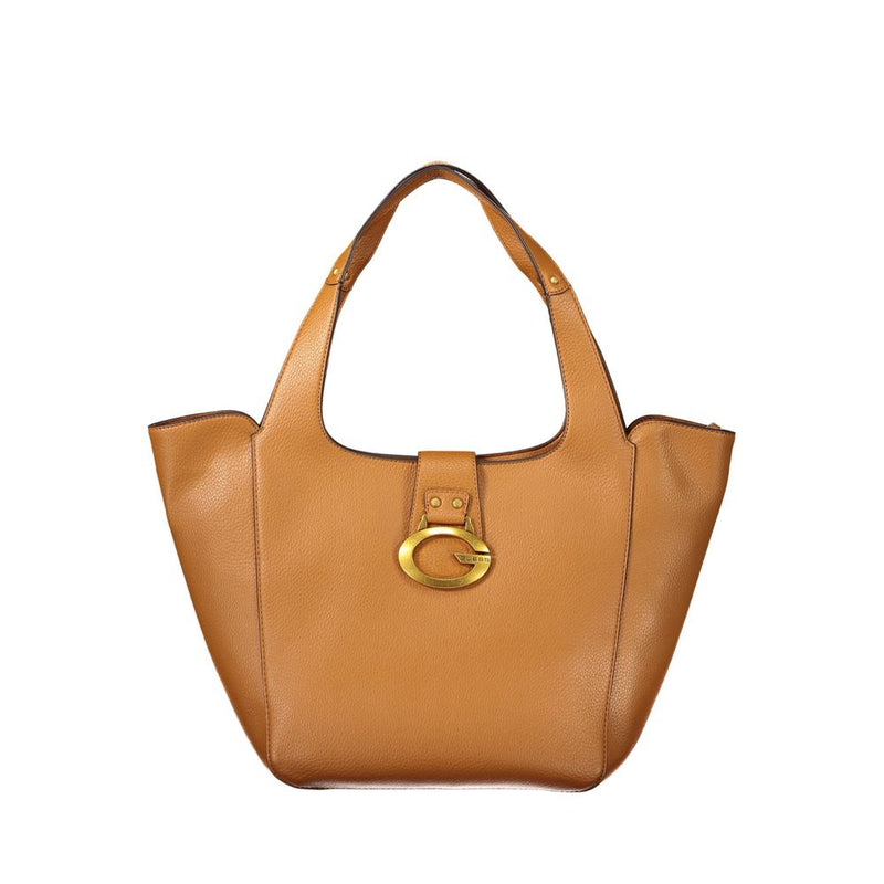 Sac femme Guess Jeans en polyuréthane marron