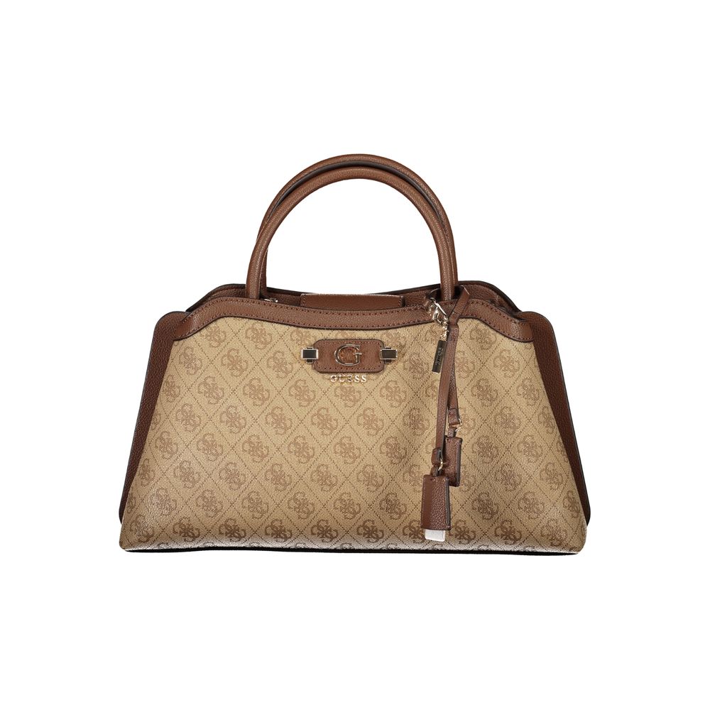 Sac femme Guess Jeans en polyuréthane beige