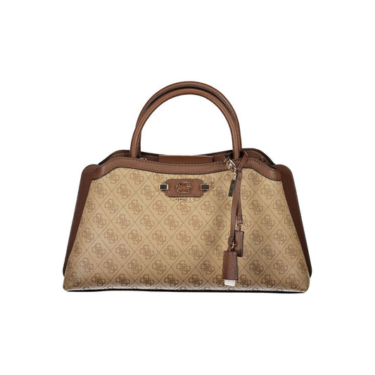 Sac femme Guess Jeans en polyuréthane beige