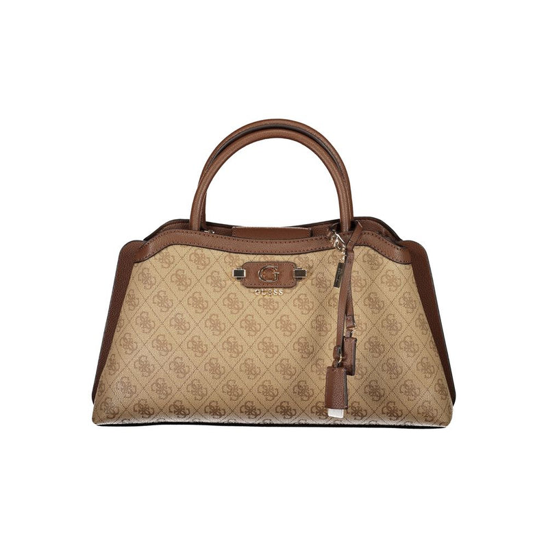 Sac femme Guess Jeans en polyuréthane beige