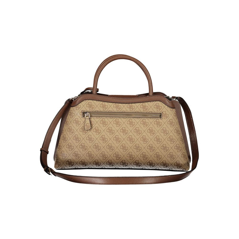 Sac femme Guess Jeans en polyuréthane beige