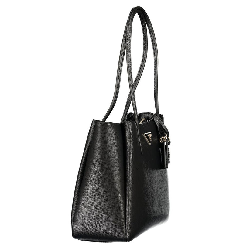 Sac à main Guess Jeans noir en polyuréthane pour femme