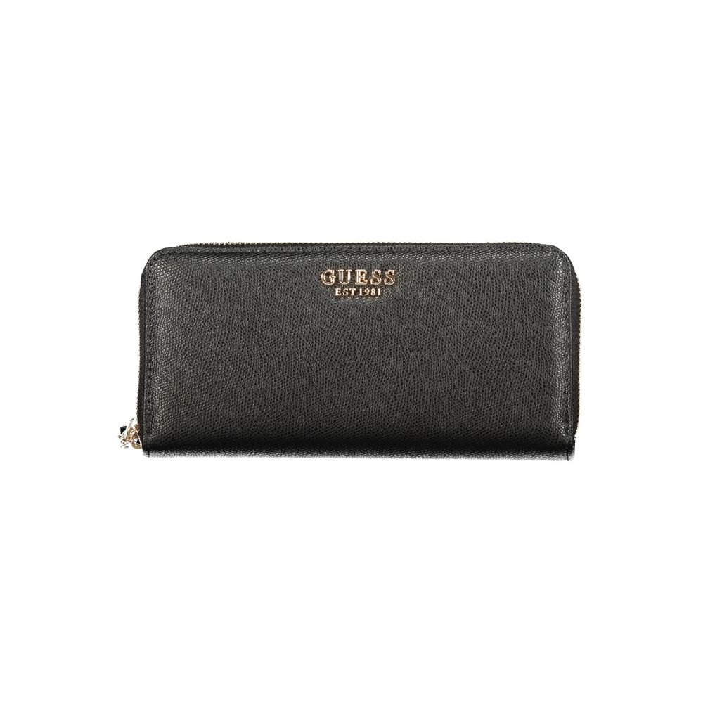 Portefeuille femme Guess Jeans Nero en polyuréthane