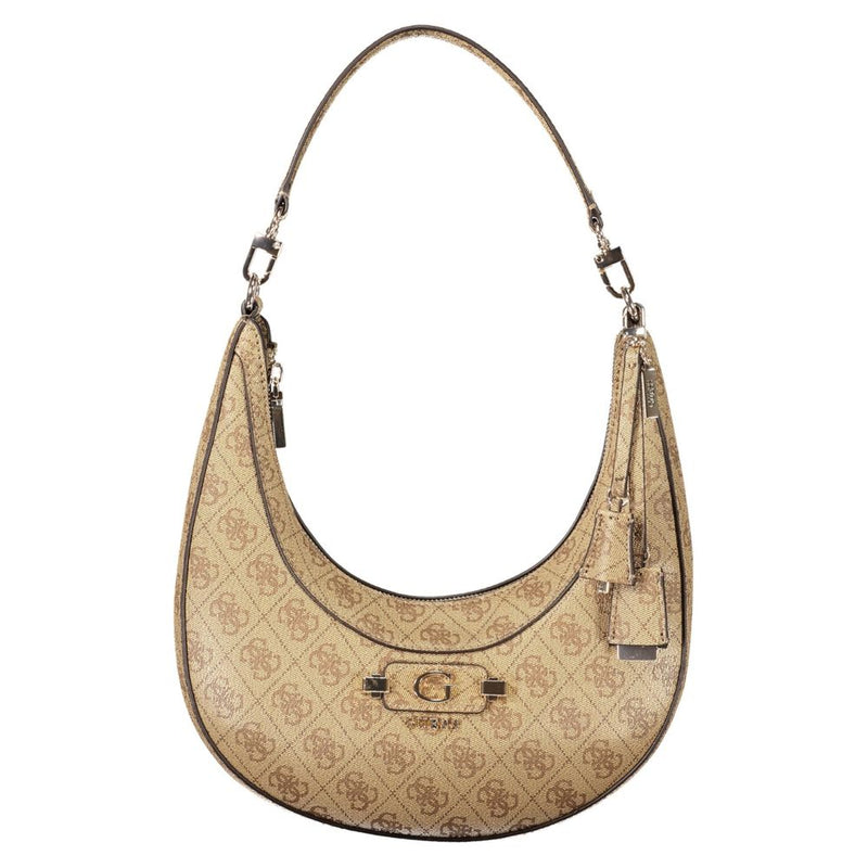 Sac femme Guess Jeans en polyuréthane beige
