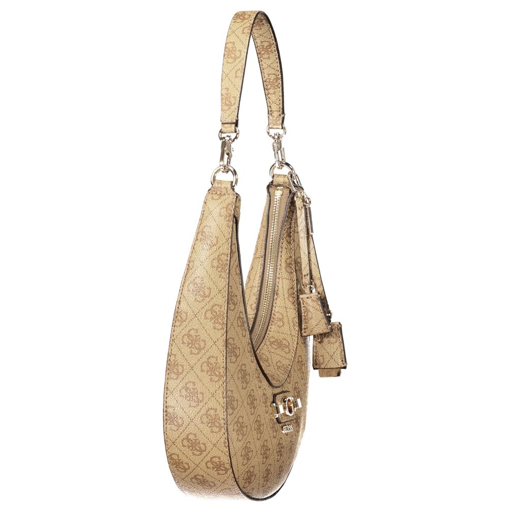 Sac femme Guess Jeans en polyuréthane beige