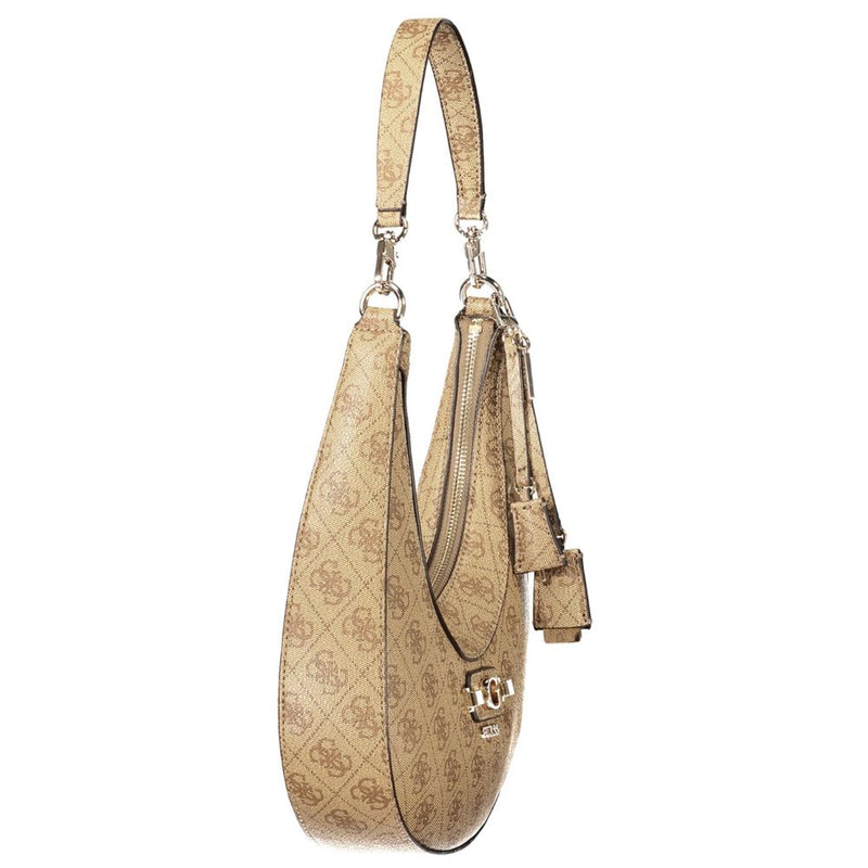 Sac femme Guess Jeans en polyuréthane beige