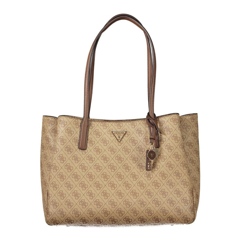 Sac femme Guess Jeans en polyuréthane beige