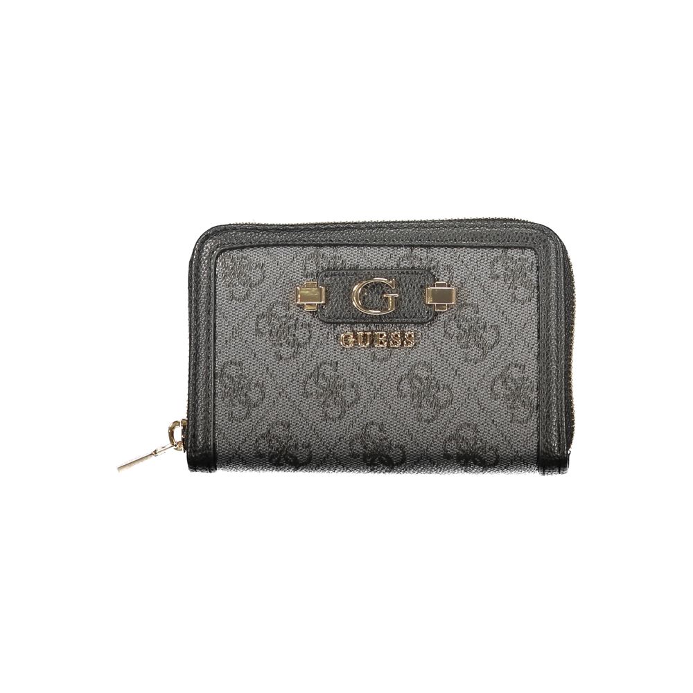 Portefeuille femme Guess Jeans en polyuréthane noir