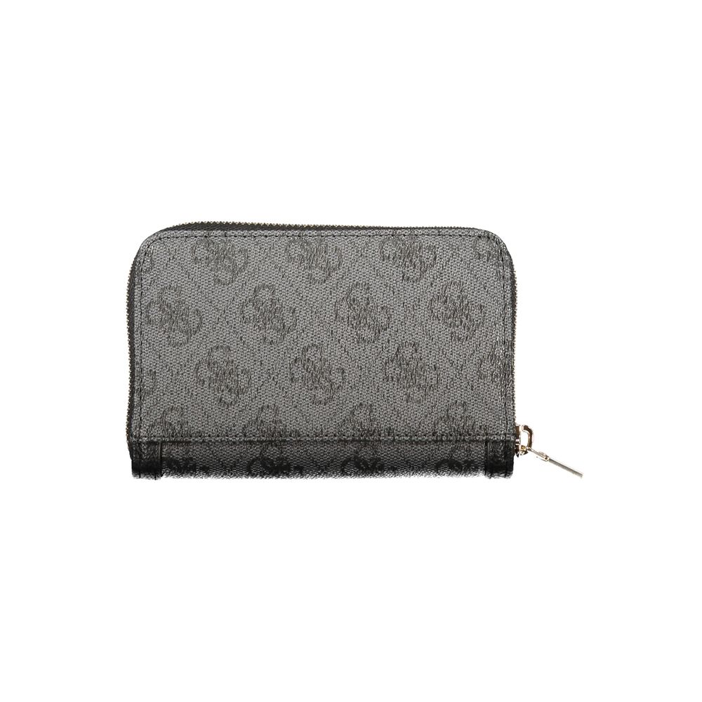 Portefeuille femme Guess Jeans en polyuréthane noir