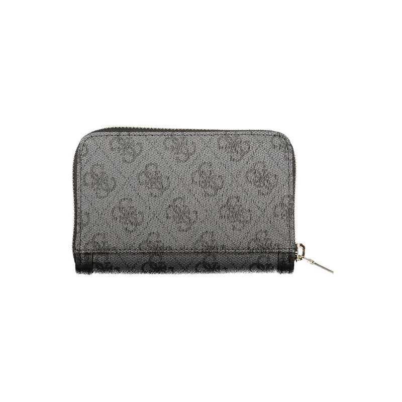 Portefeuille femme Guess Jeans en polyuréthane noir