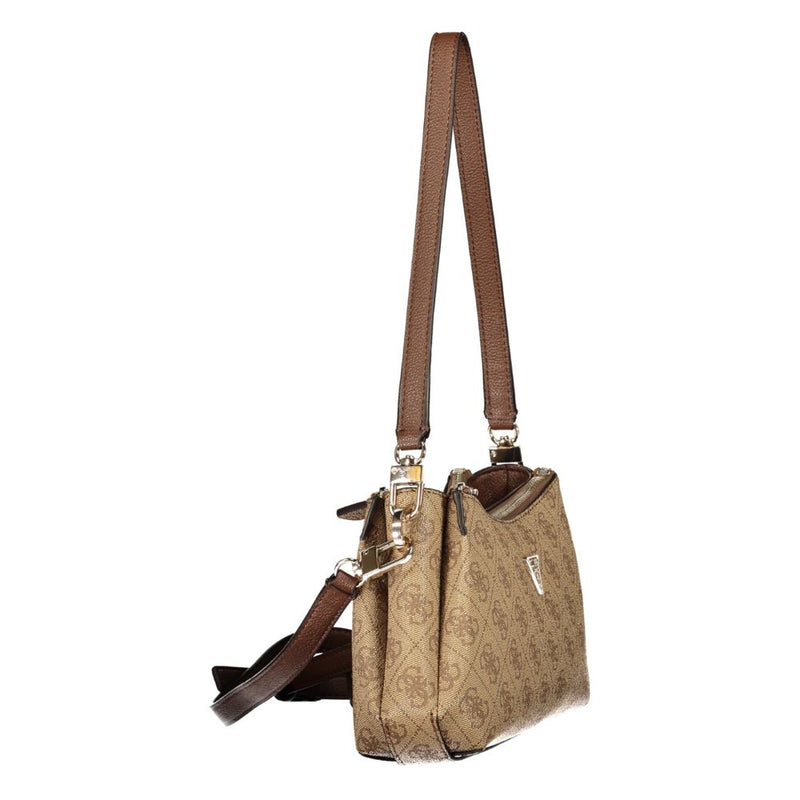 Sac femme Guess Jeans en polyuréthane beige
