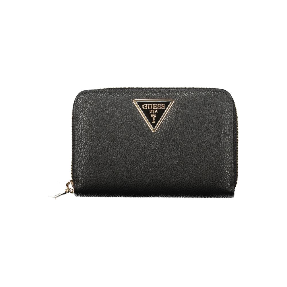 Portefeuille femme Guess Jeans en polyuréthane noir