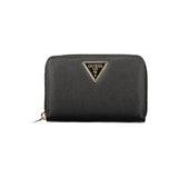 Portefeuille femme Guess Jeans en polyuréthane noir