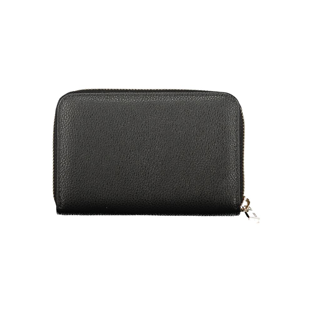Portefeuille femme Guess Jeans en polyuréthane noir