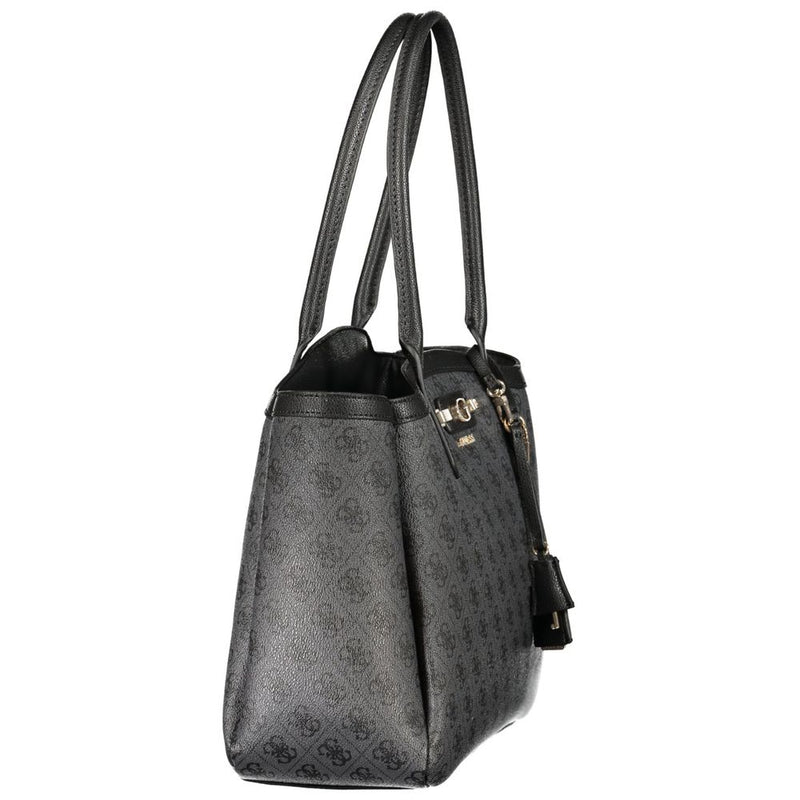 Sac à main Guess Jeans en polyéthylène noir