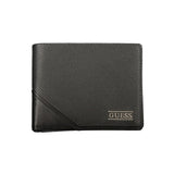 Portefeuille Guess Jeans en cuir noir