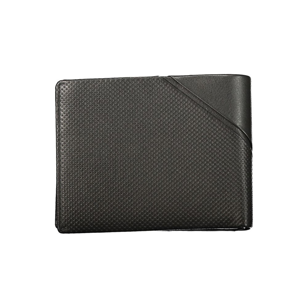 Portefeuille Guess Jeans en cuir noir