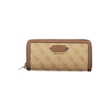 Portefeuille Guess Jeans en polyéthylène beige