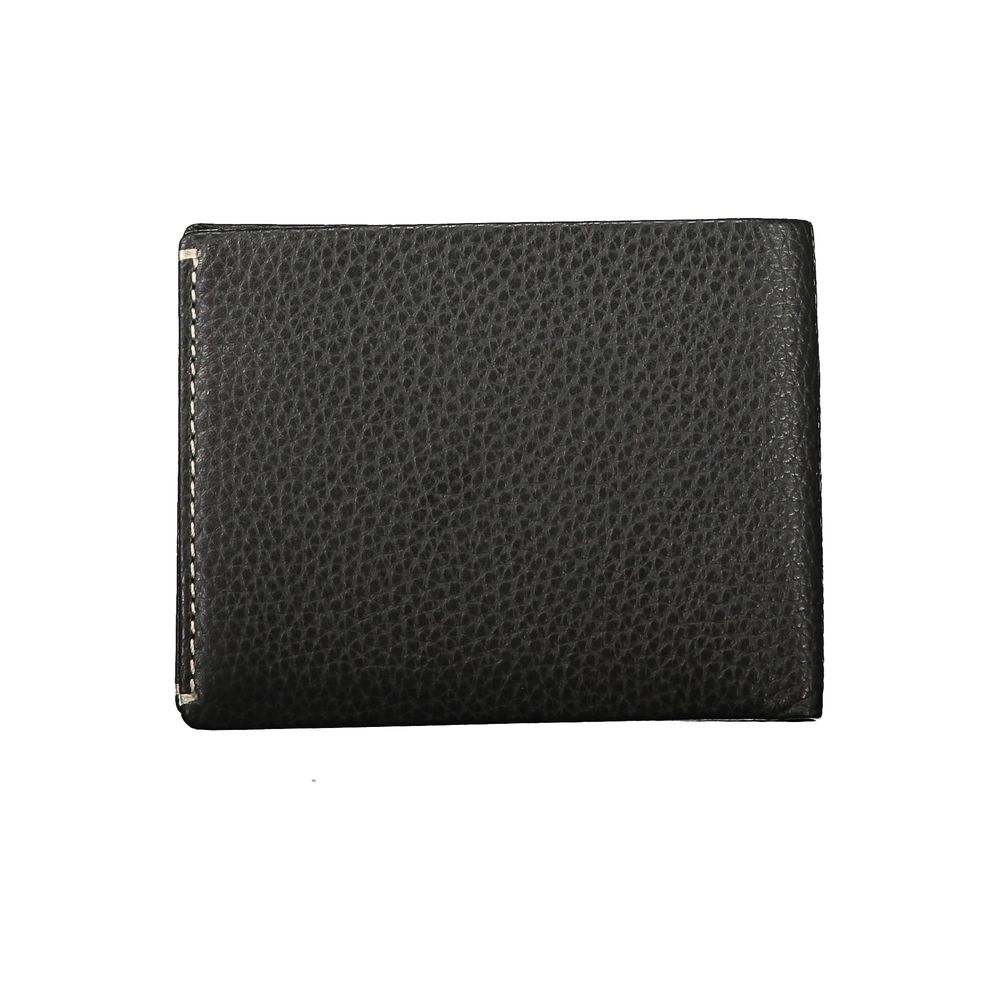 Portefeuille Guess Jeans en cuir noir