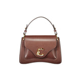 Sac à main en cuir marron Coccinelle