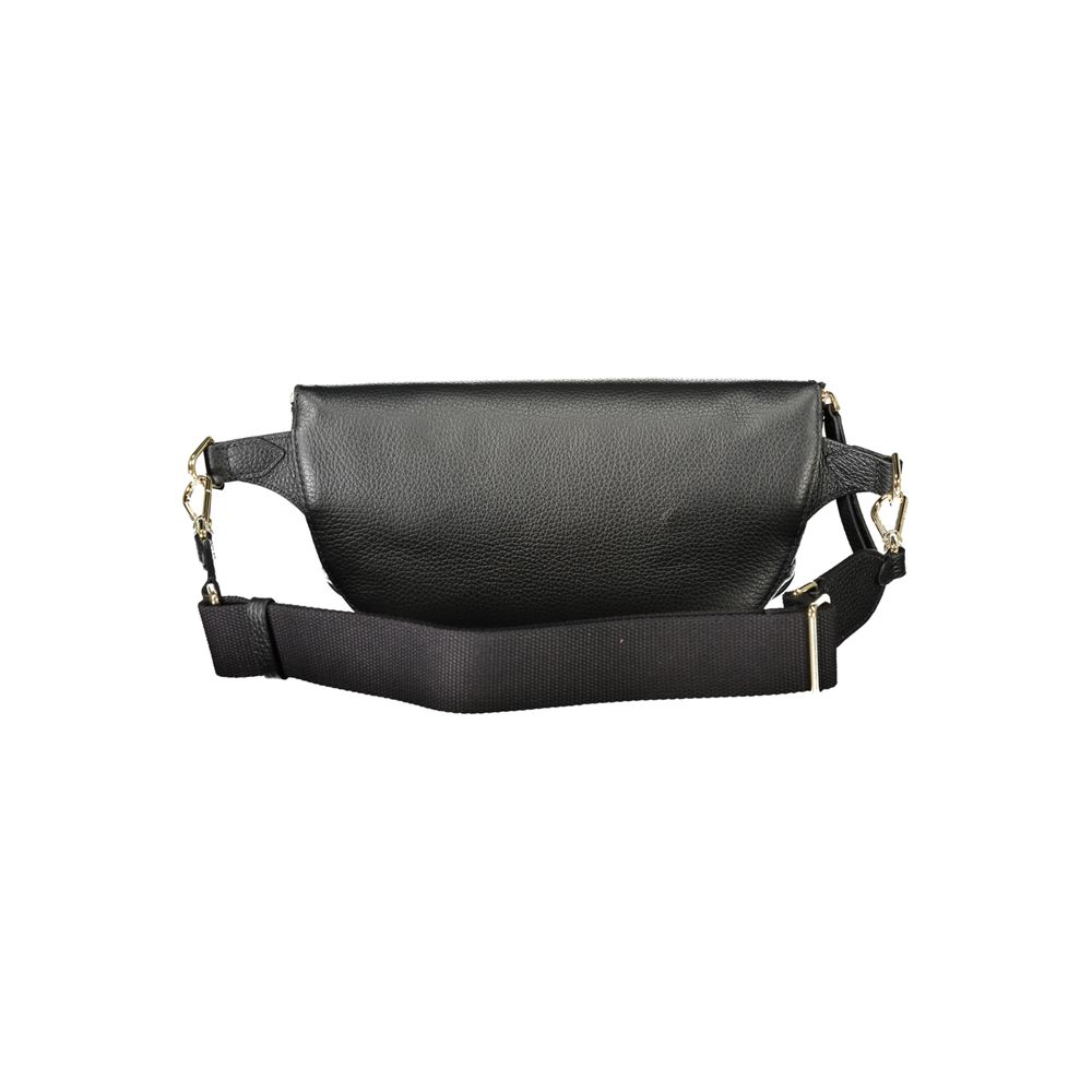 Sac à main en cuir noir Coccinelle