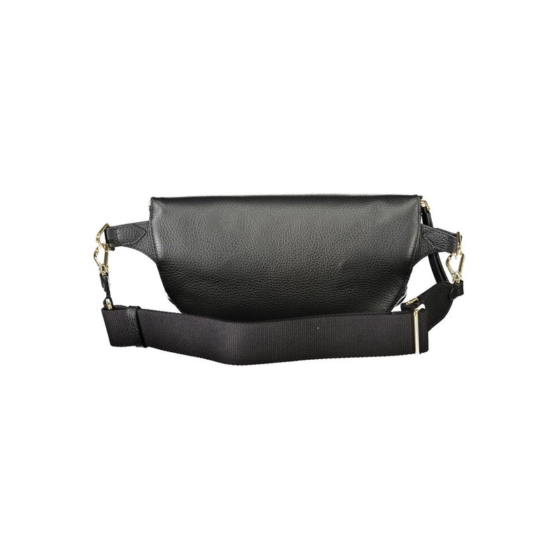 Sac à main en cuir noir Coccinelle