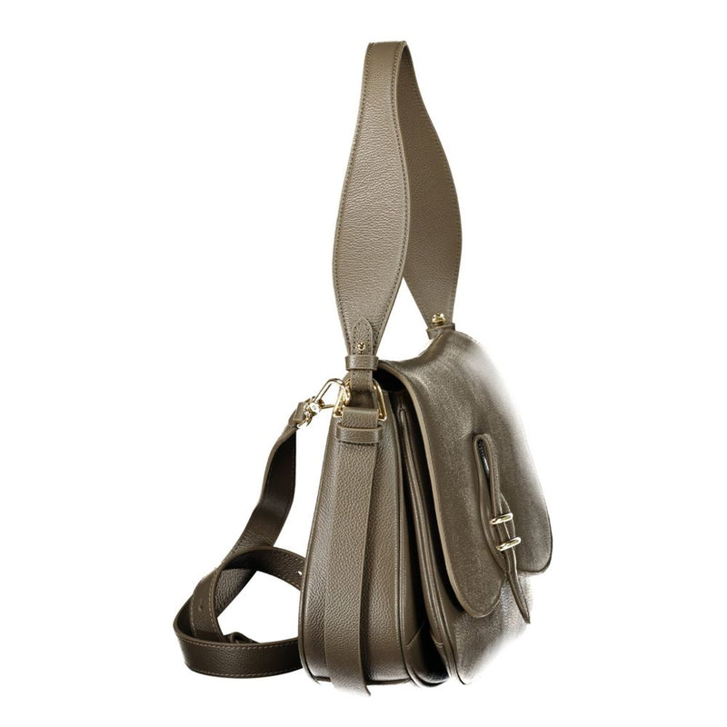 Sac à main en cuir marron Coccinelle